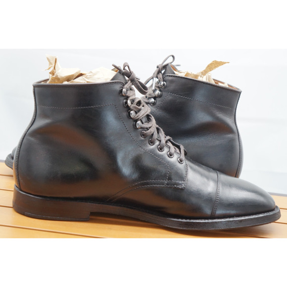 Alden Boots Straight Tip Boot 11 B/D Light Wear - Picture 13 of 16